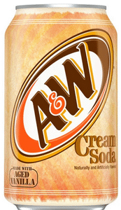 Cream Soda  (No Caffine) 355ml A&W