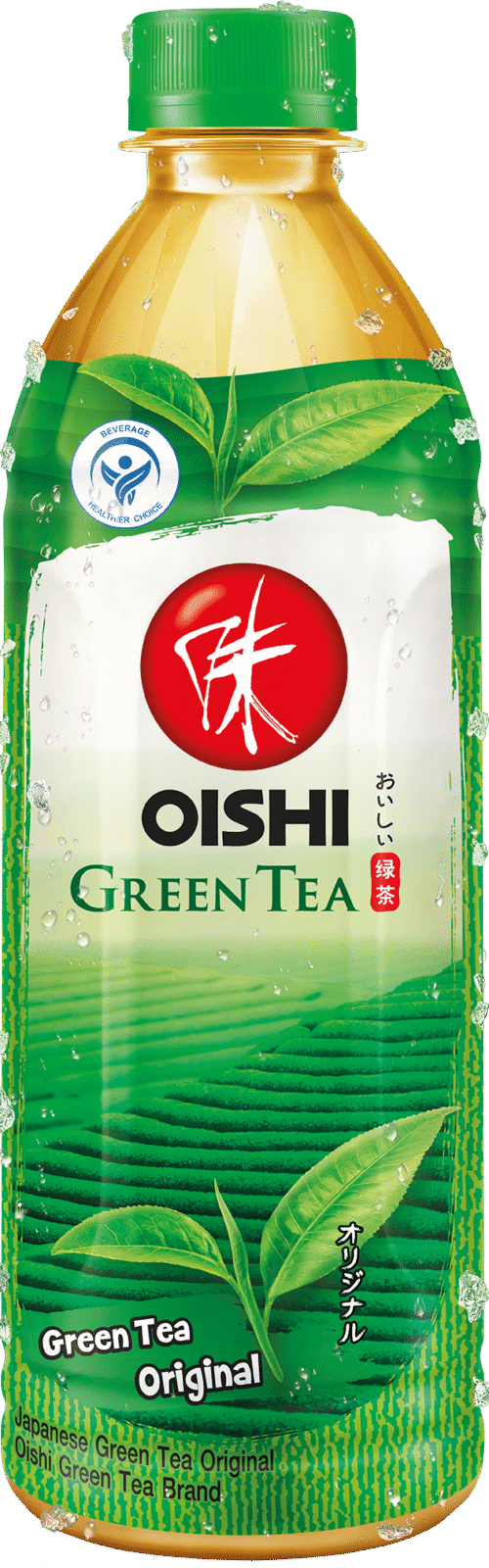 Green Tea Drink OISHI 500ml - Image 2