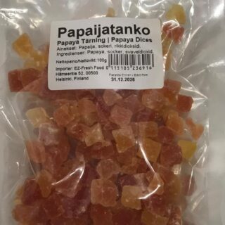 Papaijatanko / Dried Papaya Dices 500g